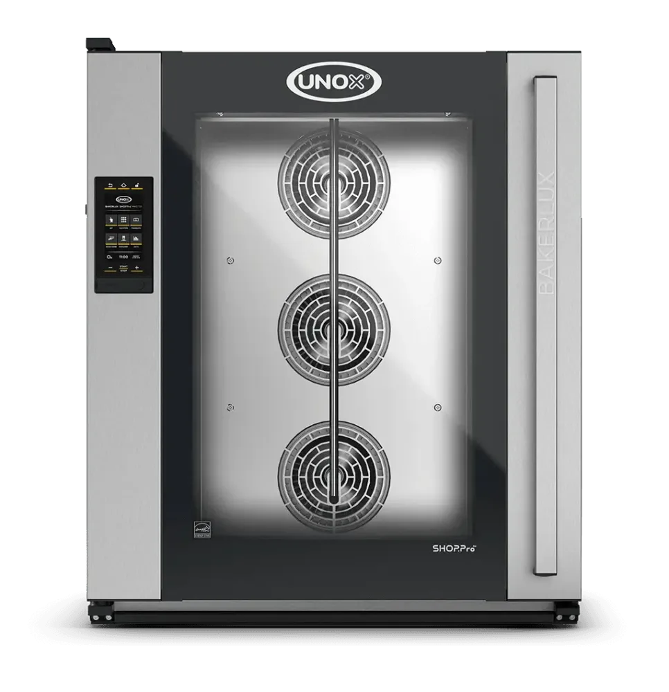 Four ventilé 10 niveaux 600x400 avec humidité Unox BAKERLUX SHOP.Pro MASTER