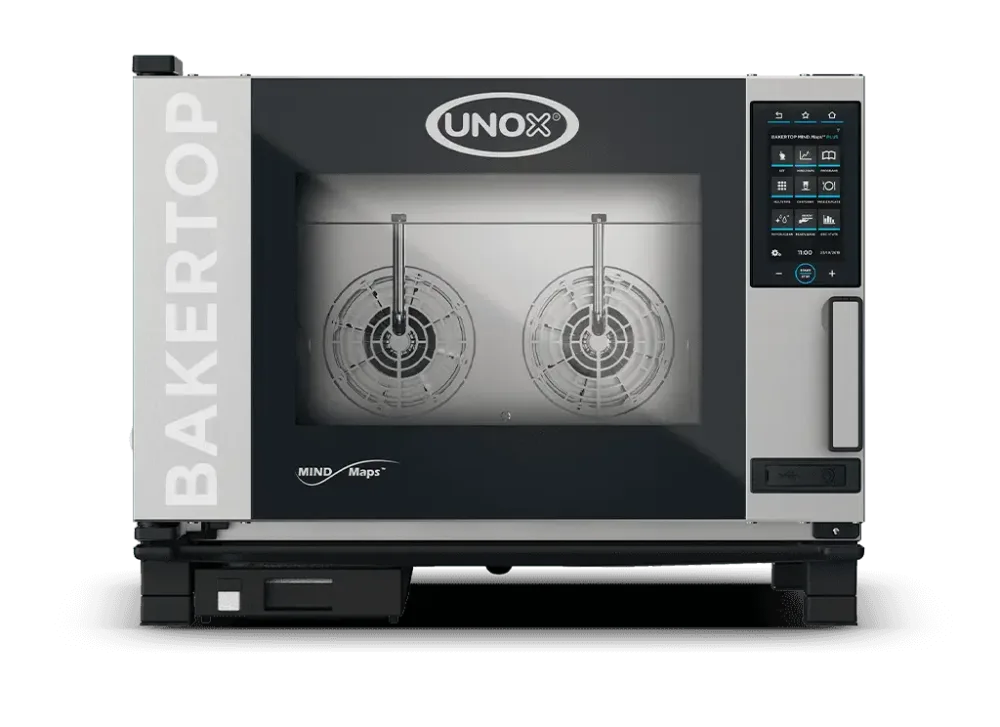 Four mixte 4 niveaux 600x400 Unox BAKERTOP MIND.Maps COUNTERTOP PLUS
