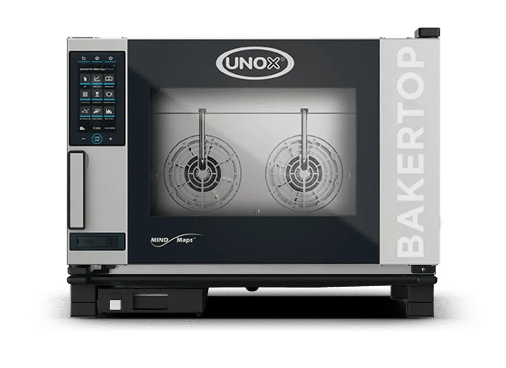 Four mixte 4 niveaux 600x400 Unox BAKERTOP MIND.Maps COUNTERTOP PLUS — XEBC-04EU-EPLM